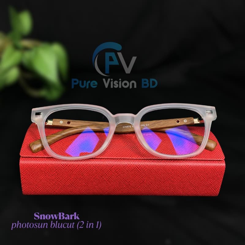 Snow Bark – (Transparent Hipmaster Style Frame) - Image 4