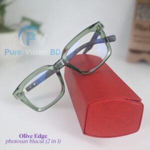 Olive Edge – (Green Transparent Frame)