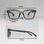 Olive Edge – (Green Transparent Frame)
