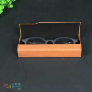Premium Wooden Finish Hard Glass Box