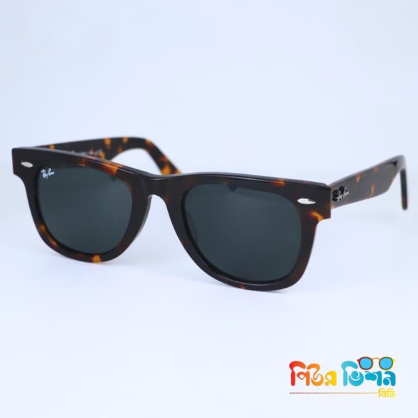 Premium Matte Tortoise Wayfarer – Anti-Glare Lens (RBT2140)