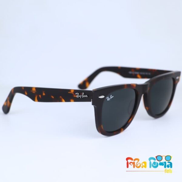 Premium Matte Tortoise Wayfarer – Anti-Glare Lens (RBT2140)