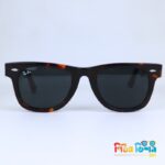 Premium Matte Tortoise Wayfarer – Anti-Glare Lens (RBT2140)