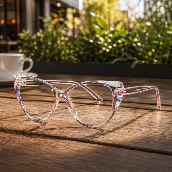 Pinky Cat Eye Glass