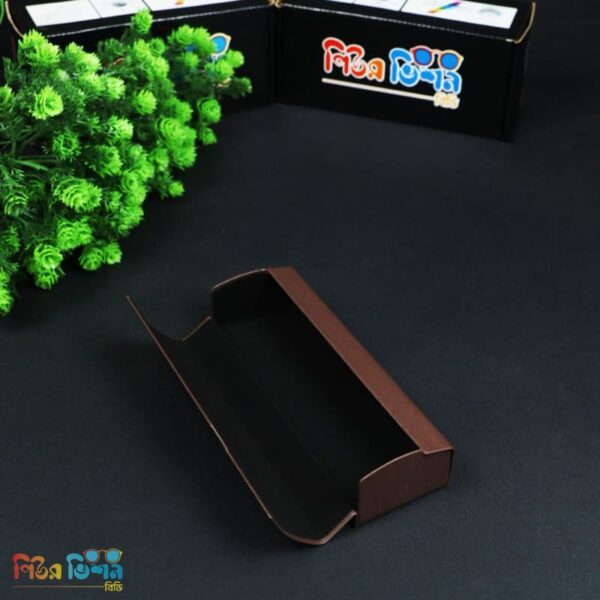 Premium Wooden Finish Hard Glass Box