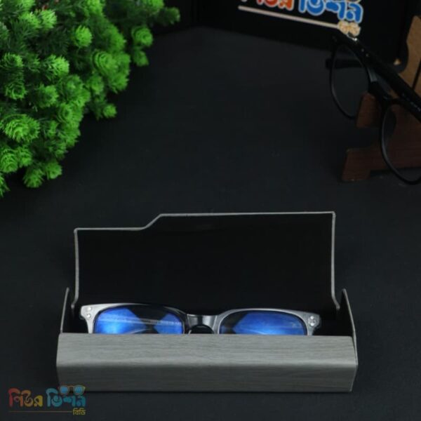 Premium Wooden Finish Hard Glass Box