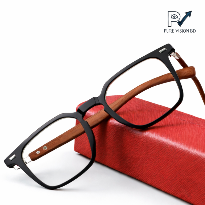 Edge Mark BK/BRown FRame