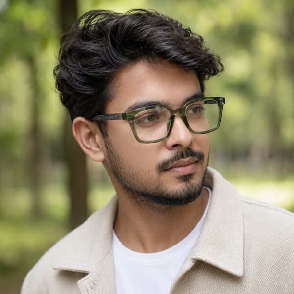 Olive Edge Eyeglass