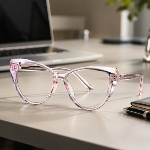 Pinky Cat Eye Glass