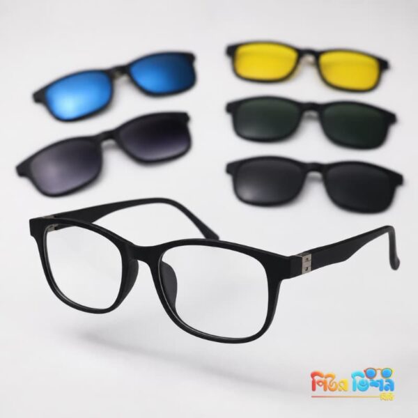 6-in-1 Magnetic Clip-On Eyeglass