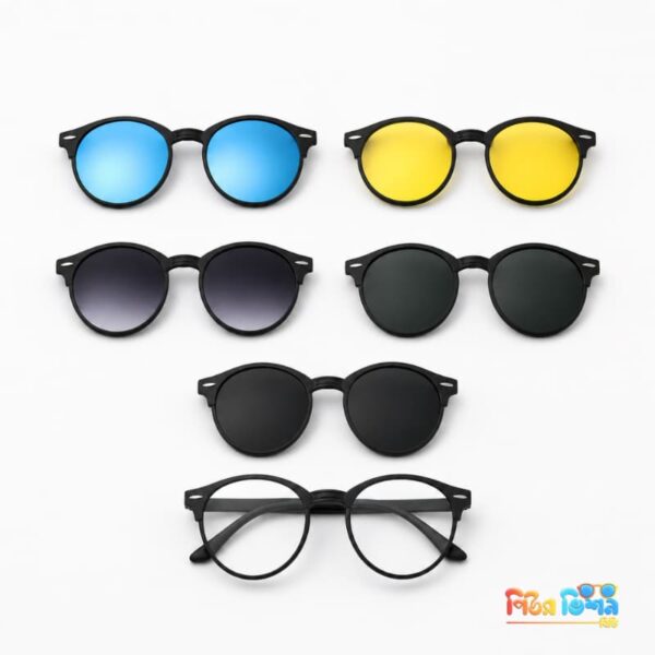 6-in-1 Magnetic Clip-On Eyeglass