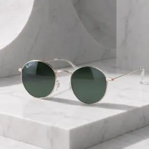 Classic Round (RB3447) Green coating Golden