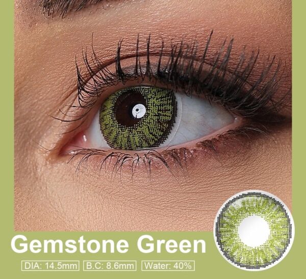 Contact lens Gemstone Green