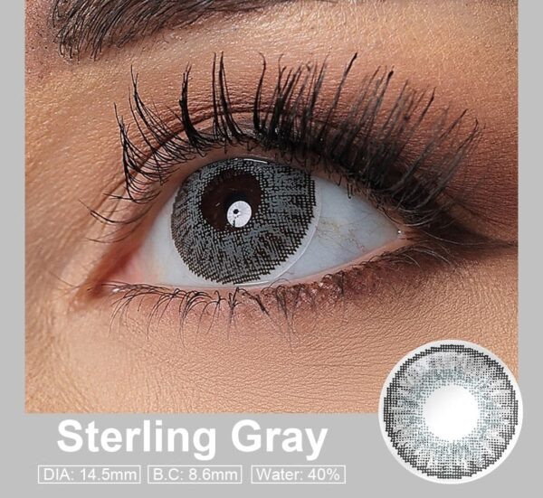 Contact lens Sterling Gray
