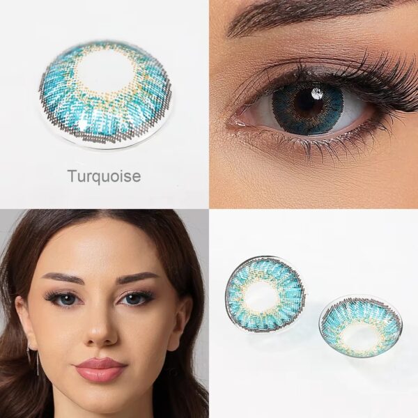 Contact lens Turquoise