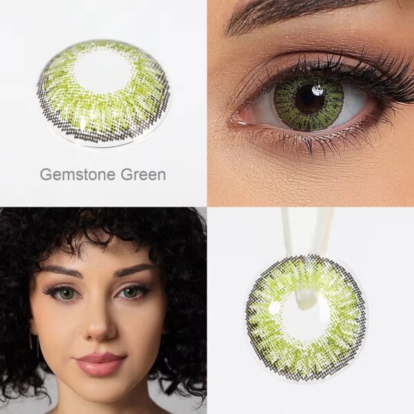 Contact lens Gemstone Green