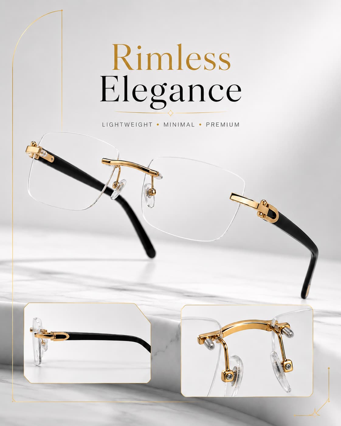 Bluecut Royal Rimless