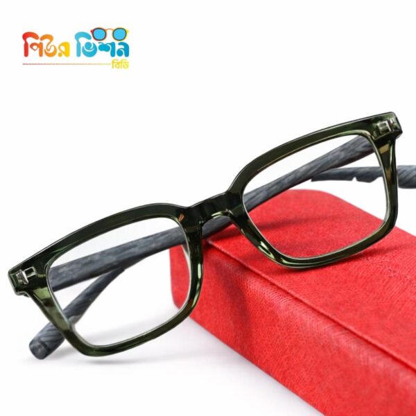 Olive Edge Eyeglass
