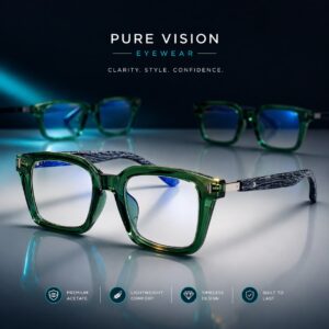 Olive Edge Eyeglass