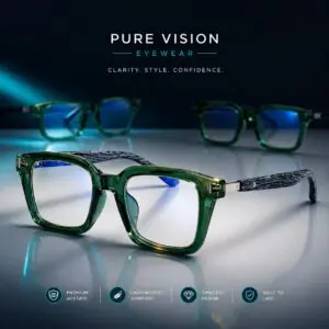 Olive Edge Eyeglass